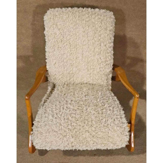 Mid-Century Modern Mid 20th Century Sculptural Rocking Chair For Sale - Image 3 of 5