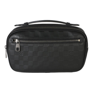 Black Damier Infini Ambler Belt Bag