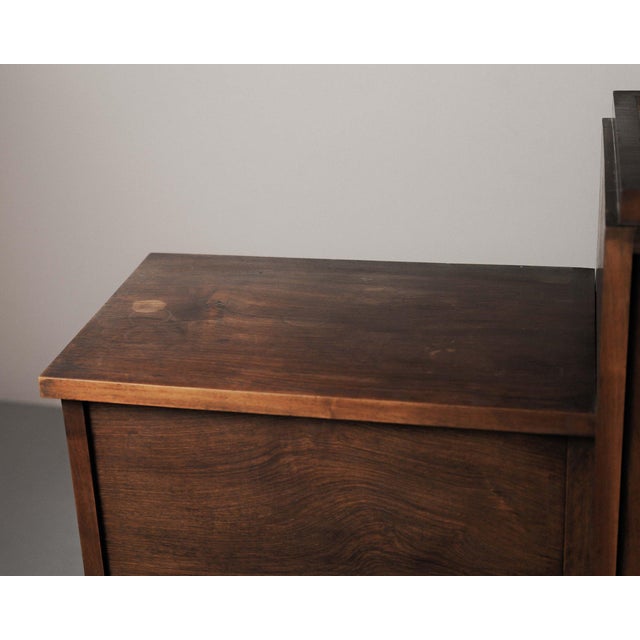 Art Deco Walnut Sideboard by Jacques Philippe, France, 1930s For Sale - Image 4 of 18