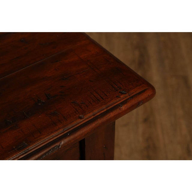 Theodore Alexander Castle Bromwich Antiqued Wood Lowboy End Table For Sale - Image 10 of 18