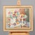 Original Swedish Oil on Canvas – "Flowers and Fruit by Ellis Wallin" Vintage & Framed – 72.5 × 83 cm (28.5" × 32.7") A...
