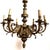 Early 20th Century French Baroque Style Bronze Mazarin Six-Light Chandelier For Sale - Image 5 of 9