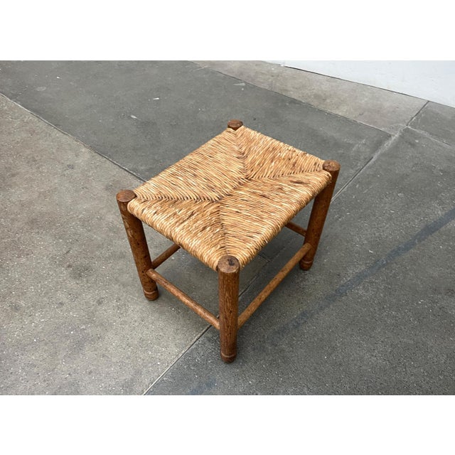 Mid-Century German Wooden Stool, 1960s, in Good conditions. Designed 1960 to 1969