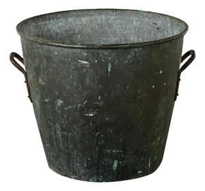 English 19th Century Oxidized Copper Pot