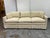 Traditional Traditional Skirted Sofa With Striped Silk Shantung Upholstery For Sale - Image 3 of 12