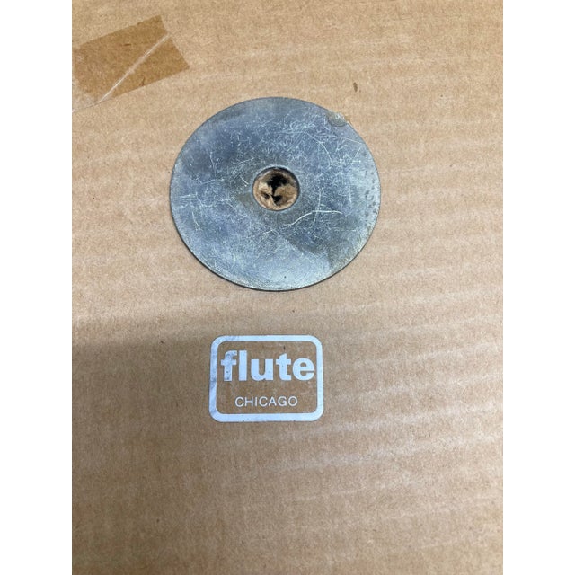 Mid 20th Century Postmodern Blue Corrugated Cardboard Mirror by Flute of Chicago For Sale - Image 4 of 5