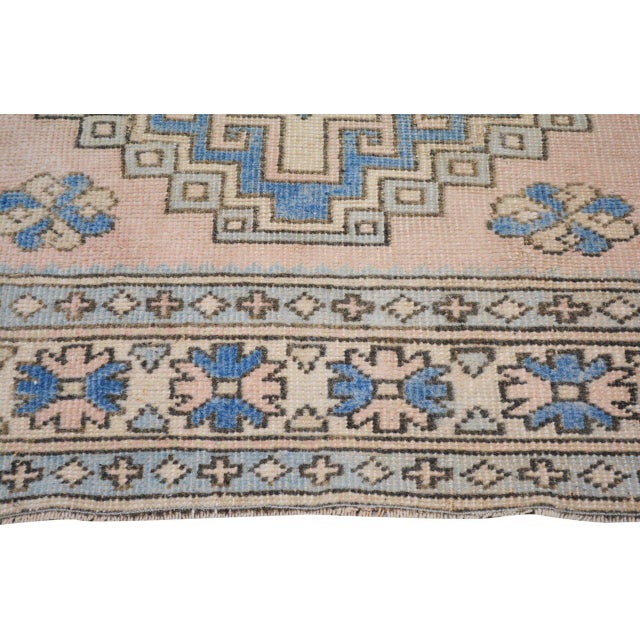 Vintage Turkish Anatolian Hand Knotted Wool Rug, 4'x6'1'' For Sale - Image 4 of 6
