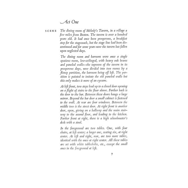 "A Touch of the Poet" 1957 O'neill, Eugene For Sale In New York - Image 6 of 7