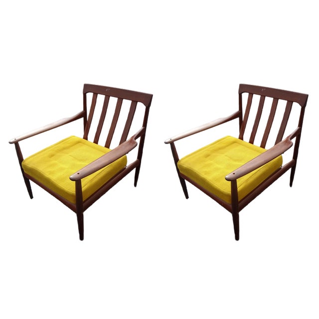 Set of Scandinavian Armchairs, 1960s For Sale