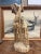 Rustic Vintage Hand-Carved Giraffe Wooden Sculpture For Sale - Image 3 of 8