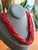 Mid-Century Modern Vintage Native American Style 10-Strand Mediterranean Red Coral Necklace 1971 Four Square Marks For Sale - Image 3 of 7