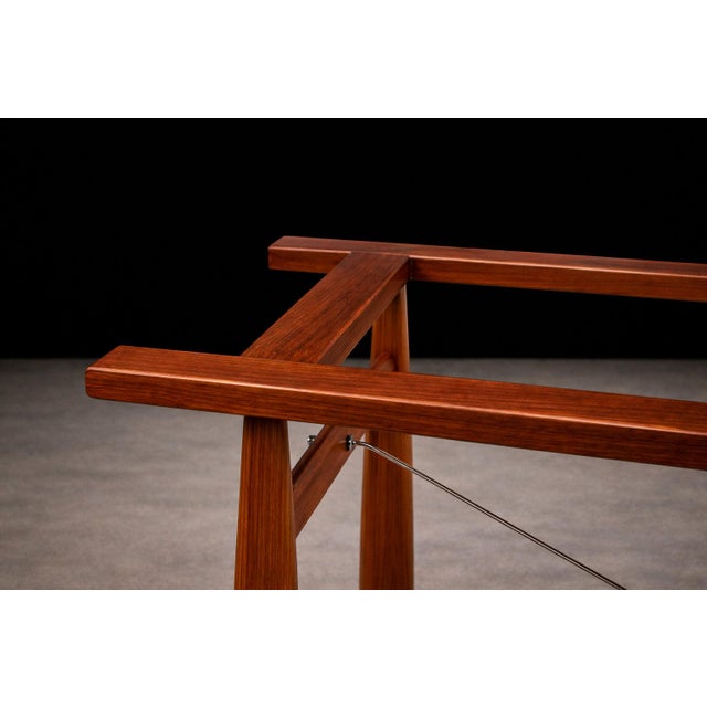 Sergio Rodrigues “Burton” Dining Table in Freijó & Polished Black Stone, Brazil, 1958 — Lot 702 For Sale In New York - Image 6 of 14