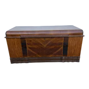 1930s Montgomery Ward Art Deco Cedar Hope Chest