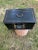Early 19th Century Early 19th Century Antique Wooden Painted Black Box With Deer Crest For Sale - Image 5 of 9
