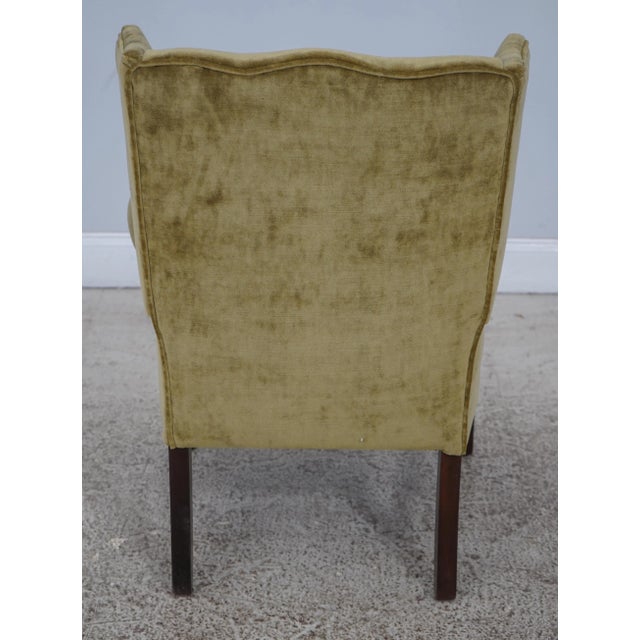 Chippendale 18th C. Style Youth Wing Chair For Sale - Image 4 of 12