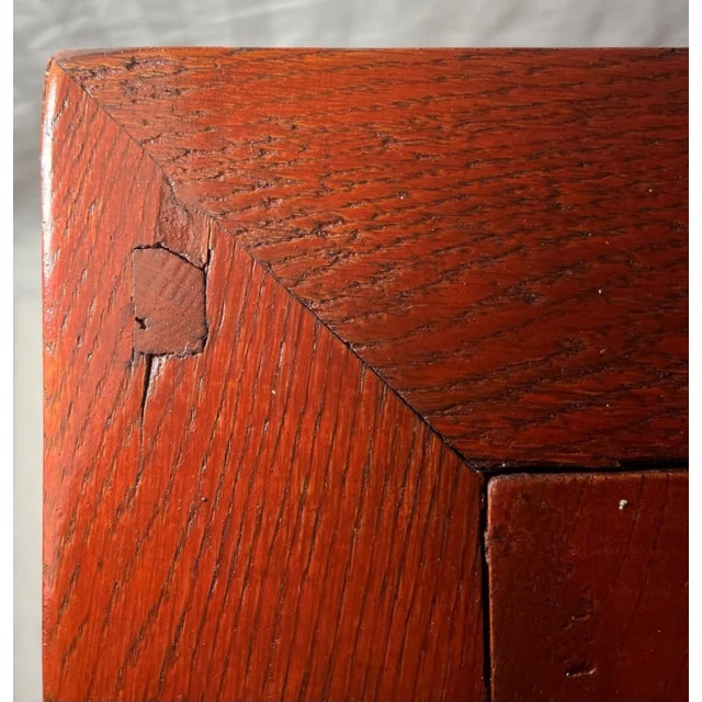 Chinese Chinese Ming Dynasty Style Side Table With Humpback Stretcher. For Sale - Image 3 of 13