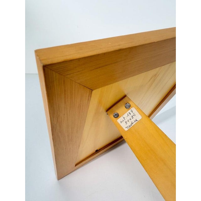 Mid-Century Modern Handmade Burl Wood Picture Frame, Italy, 1970s For Sale - Image 14 of 16