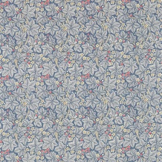 Morris & Co Bramble Fabric in Mineral/ Slate For Sale