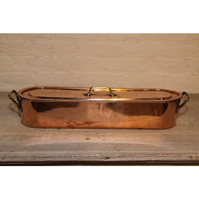 Late 19th Century French Copper Poisson Fish Pot Chairish