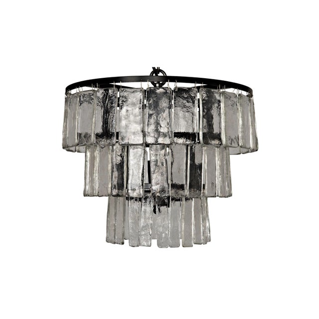 Contemporary NOIR Carnegie Chandelier in Black Metal - Small For Sale - Image 3 of 3