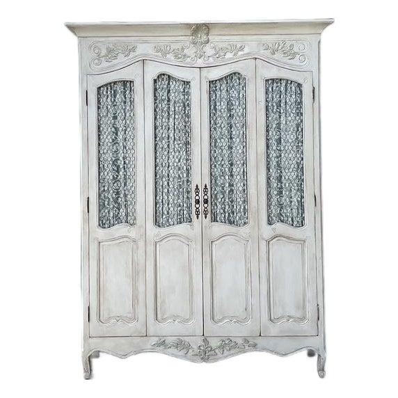 Vintage Habersham Louis XV Bibliotheque For Sale