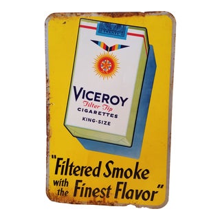 Metal Sign Viceroy Cigarette For Sale