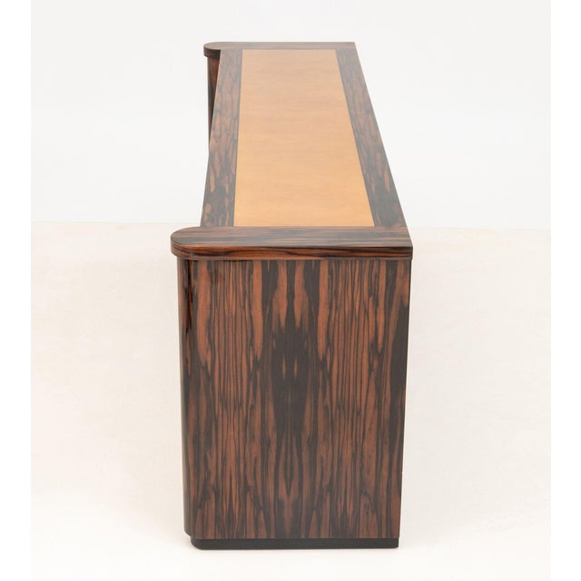 Wood Enrique Garcel Macassar and Satinwood Sideboard For Sale - Image 7 of 9