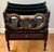 Ebony and Gilt Painted One Drawer Canterbury For Sale - Image 9 of 11