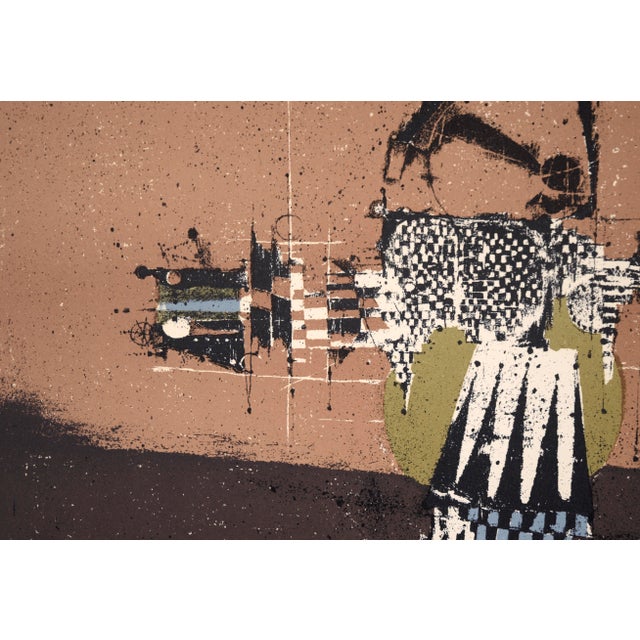 Printmaking Materials "Haarlem" Aquatint Etching on Paper by Johnny Friedlaender For Sale - Image 7 of 11