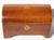 Mid-Century Modern Large Italian Leather Armorial Domed Top Box For Sale - Image 3 of 6
