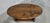 Very good oval burr oak plank coffee table with plank undertier, peg joined throughout, in overall excellent condition....