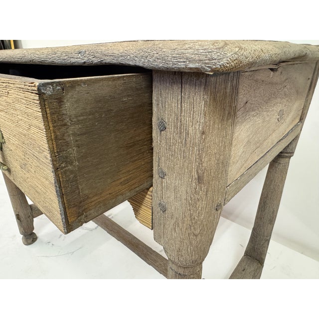 Bleached Oak Table, 1700s For Sale - Image 9 of 18