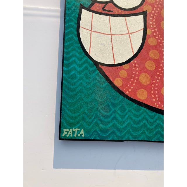 Modern Boston Outsider Art Signed Fata For Sale - Image 3 of 6