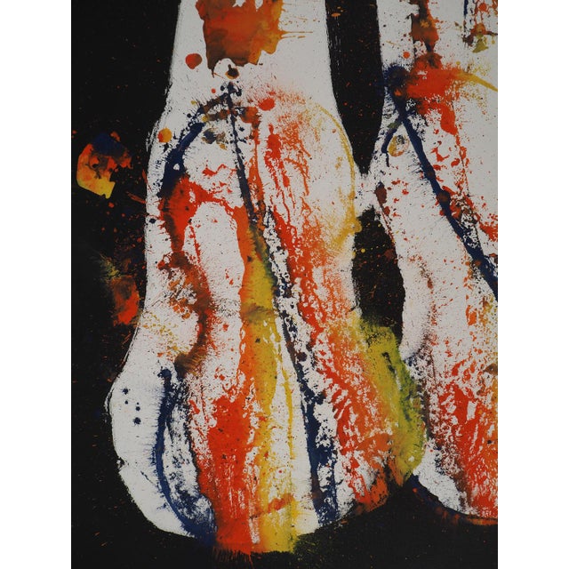 Arman, Chicago Riffle, Traces of Violins, Oil on Paper For Sale - Image 11 of 18
