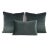 Holly Hunt Holly Hunt Take Direction in Turquish Pillow Cover - 20" X 20" Dark Navy Teal Mohair Cushion Case For Sale - Image 4 of 6