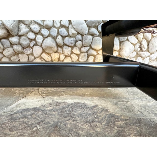 LC4 Chaise Lounge by Charlotte Perriand, Le Corbusier and Pierre Jeanneret for Cassina, 2014 For Sale - Image 14 of 18