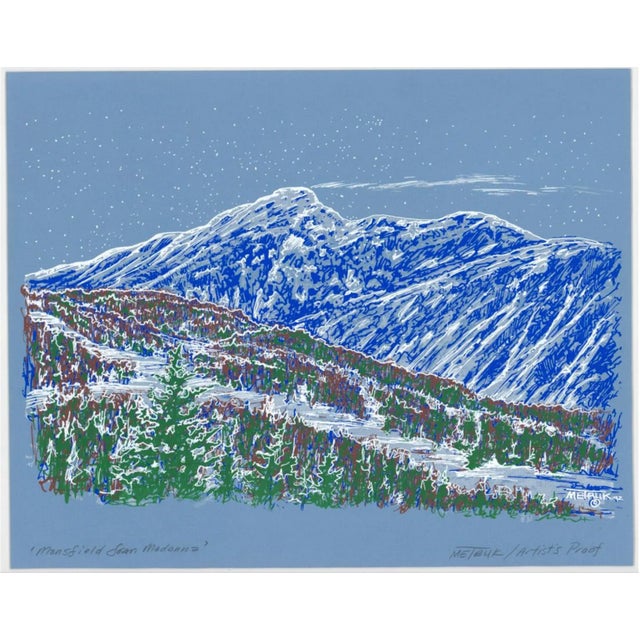 1992 John Metruck Mansfield From Madonna Serigraph For Sale - Image 4 of 5