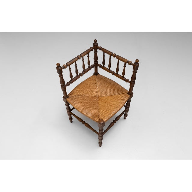 1920s Vintage Corner Chairs, 1920s, Set of 2 For Sale - Image 5 of 8