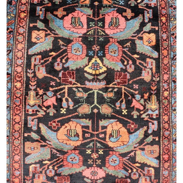 Early 20th Century Antique Persain Nahavand Gallery Runner With All-Over Sub-Geometric Design For Sale - Image 5 of 13
