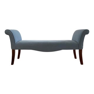 Lewis & Sheron Collection Scroll Arm Bench For Sale