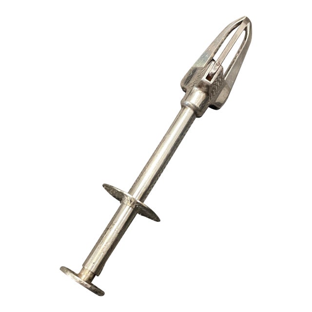 1960s Mechanical Silverplate Sugar or Olive Tongs For Sale