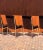 1970s 20th Century Brass And Brown Velvet Dining Room Chairs - Set of 4 For Sale - Image 5 of 12