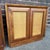 Pair of American of Martinsville Wonderwood Walnut & Cane Nightstands For Sale - Image 9 of 12