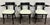 Traditional Vintage Bentwood Geometric Upholstered Arm Chairs - Set of 3 For Sale - Image 3 of 11
