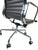 2009 Herman Miller Eames Aluminum Group Management Chair in Pebble Gray Leather For Sale In New York - Image 6 of 7