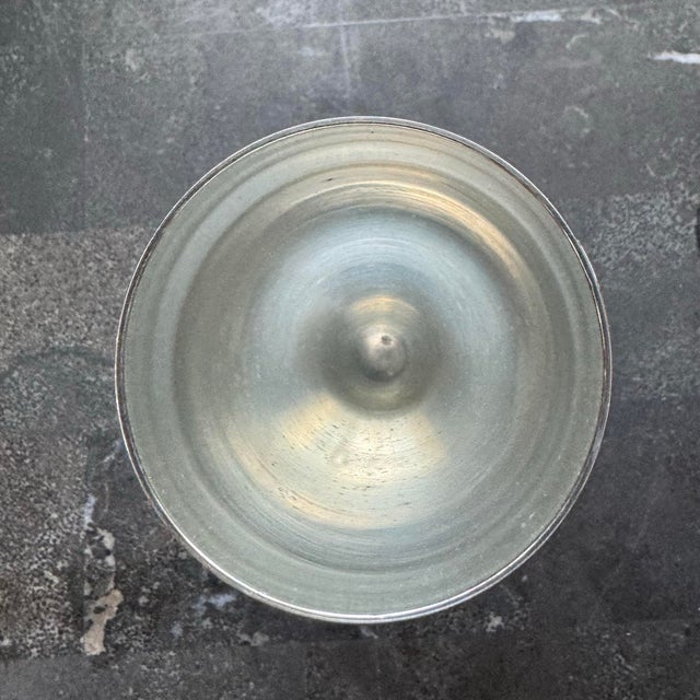 Mid 20th Century Italian Silver Plate Toasting Goblets - A Pair For Sale - Image 4 of 7