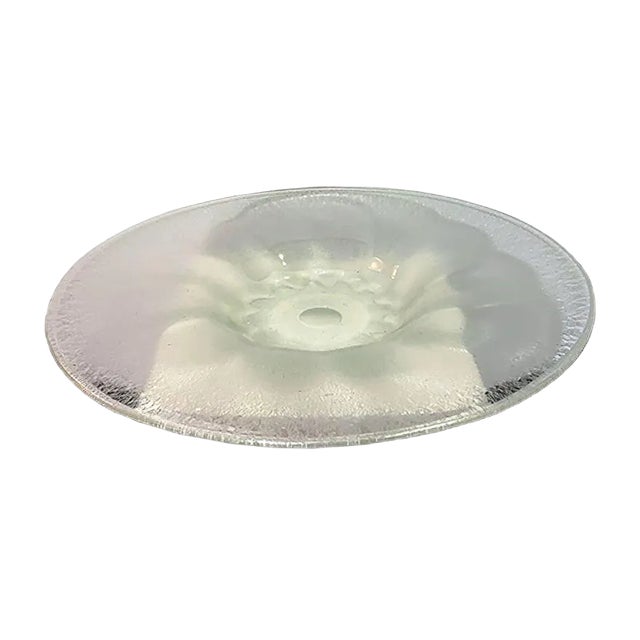 Glass Bowl by W. J. Rozendaal for Kristalunie Maastricht, 1950s For Sale