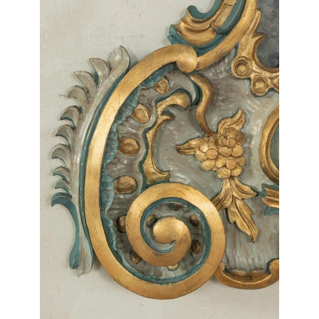 Blue Barock Fairytale Wall Mirror, 1960s For Sale - Image 8 of 11