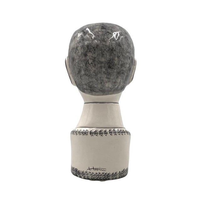 Half Bust Sculptures by Tarcisio Tosin for La Freccia, Vicenza, Italy, 1960s, Set of 2 For Sale - Image 18 of 18