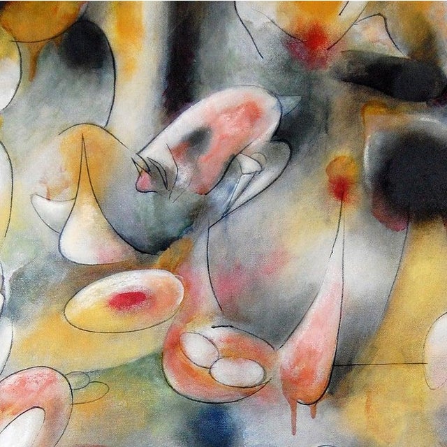This is a one of a kind original abstract painting on canvas by Southern California artist, Daniel Ketelhut. Its...